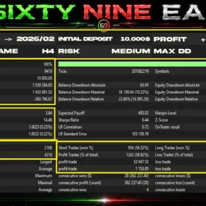 SixtyNine ea back test 1