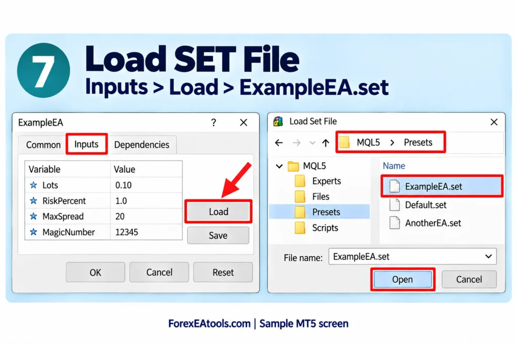 load set file